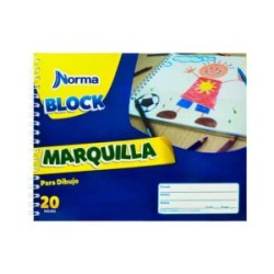 Block Marquilla Norma para Dibujo 20 Hojas