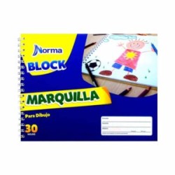 Block Marquilla Norma para Dibujo 30 Hojas