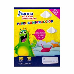 Block Norma Papel Construcción 50 Hojas