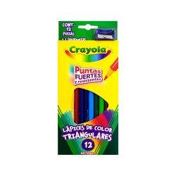 Colores Crayola Triangular c/12