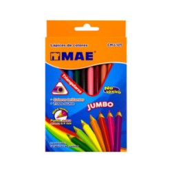 Colores Jumbo Triangular MAE c/12