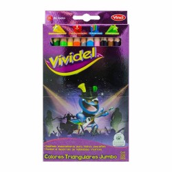 Colores Jumbo Triangular Vividel c/12