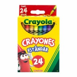 Crayones Estándar Crayola c/24