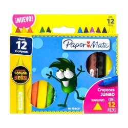 Crayones Paper Mate Triangular Jumbo c/12