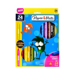 Crayones Paper Mate Triangular Jumbo c/24