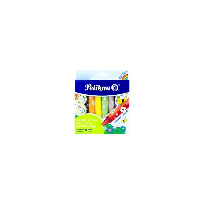 Crayones Pelikan Extra Jumbo c/8