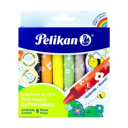 Crayones Pelikan Extra Jumbo c/8