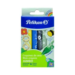 Crayones Pelikan Jumbo Triangular c/6