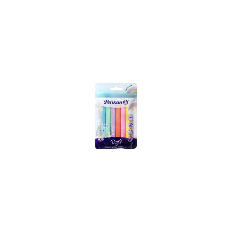 Crayones Pelikan Pastel Jumbo Triangular c/6