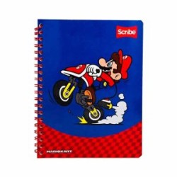 Cuaderno Profesional Doble Espiral Raya Mariokart Scribe