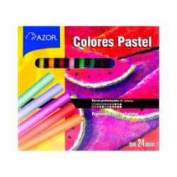 Gis Pastel Seco Azor c/24