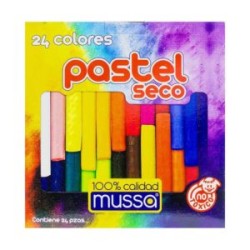 Gis Pastel Seco c/24 Mussa