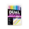 Marcador Pastel Doble Punta Dual Brush Tombow c/10