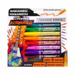 Marcadores Permanentes Crayola Alternative