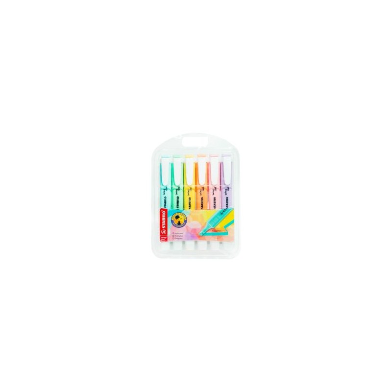 Marcatextos Stabilo Swing Cool Pastel c/6