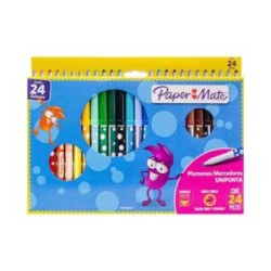 Plumones Paper Mate c/24