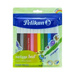 Plumones Pelikan Markana Twist Triangular c/12