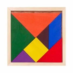 Tangram de Madera 11.5 x 11.5 cm