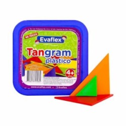 Tangram de Plástico con 35 piezas Evaflex